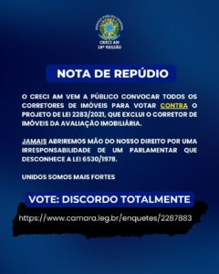 NOTA DE REPÚDIO- Contra PL 2283/2021